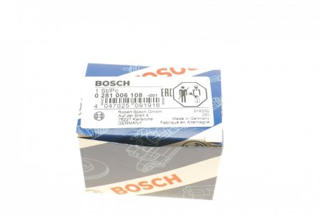 ДАТЧИК ТИСКУ BOSCH 0 281 006 108 (фото 1)