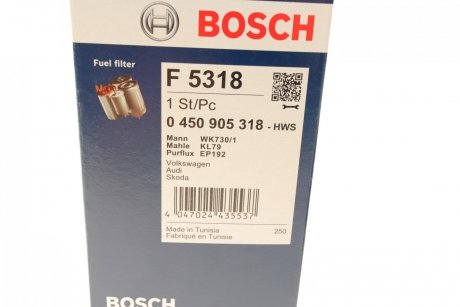 Фильтр топливный BOSCH 0 450 905 318 (фото 1)