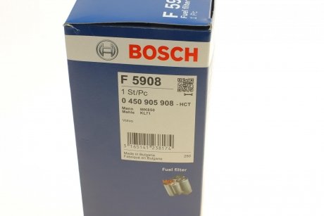 ПАЛИВНИЙ ФІЛЬТР БЕНЗ BOSCH 0 450 905 908 (фото 1)