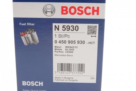Фильтр топливный BOSCH 0 450 905 930