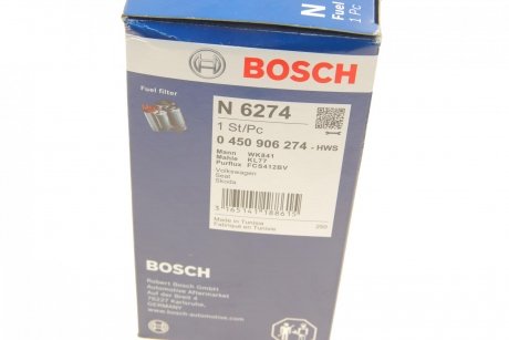 Фильтр топливный 1.9D/TD BOSCH 0 450 906 274