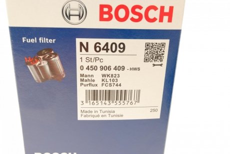 Фильтр топливный BOSCH 0 450 906 409