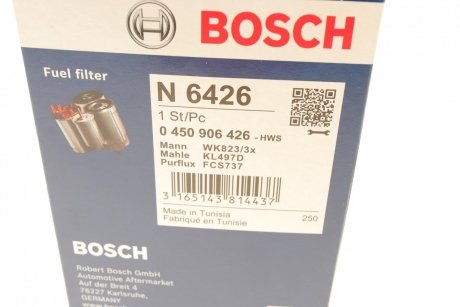 Фильтр топливный BOSCH 0 450 906 426