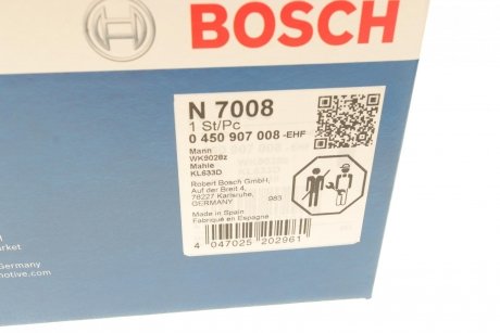 ПАЛИВНИЙ ФІЛЬТР ДИЗ BOSCH 0 450 907 008