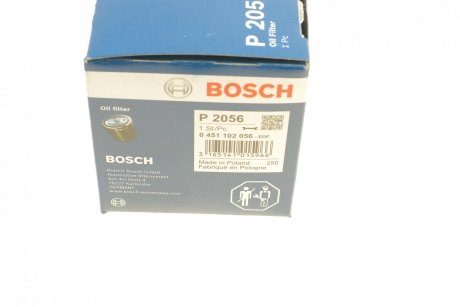 Фильтр масляный BOSCH 0 451 102 056