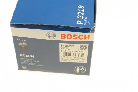 МАСТИЛЬНИЙ ФІЛЬТР W-V BOSCH 0 451 103 219