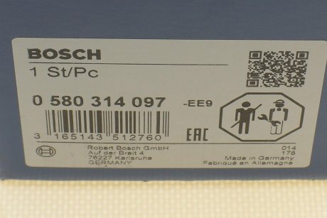 ЕЛЕКТРОБЕНЗОНАСОС BOSCH 0 580 314 097