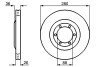 Гальмівний диск BOSCH 0986478437 (фото 1)