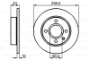 Диск тормозной BOSCH 0986478501 (фото 1)