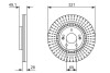 Диск тормозной BOSCH 0 986 479 786 (фото 1)