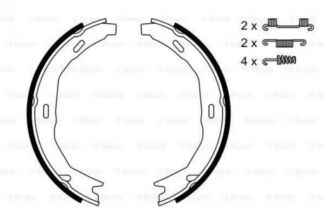 Колодки тормозные BOSCH 0 986 487 723 (фото 1)