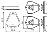 ГАЛЬМІВНІ КОЛОДКИ, ДИСКОВІ BOSCH 0 986 494 215 (фото 1)