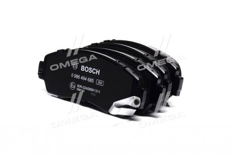 Колодки тормозные HONDA CRV RE "F "12>> BOSCH 0 986 494 685 (фото 1)