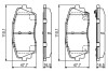 Гальмівні колодки дискові BOSCH 0 986 494 688 (фото 7)