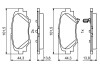 Гальмівні колодки дискові BOSCH 0 986 494 803 (фото 7)