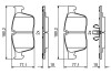 Колодки гальмівні дискові BOSCH 0986494829 (фото 2)