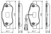 Гальмівні колодки дискові FIAT/CITROEN/PEUGEOT 500/Nemo/Bipper \'\'F "07>> PR2 BOSCH 0986495097 (фото 7)