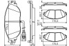 ГАЛЬМІВНІ КОЛОДКИ, ДИСКОВІ BOSCH 0 986 495 350 (фото 7)