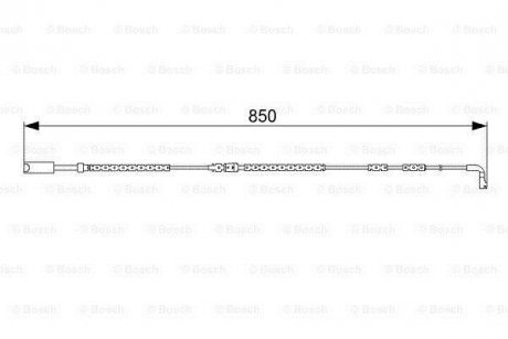 Датчик зношування гальм.колодок BOSCH 1 987 473 030