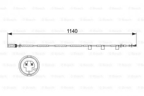 Датчик зносу гальм.колодок 1140mm MINI \'\'R \'\'1,6-2,0 \'\'08-15 BOSCH 1 987 473 525