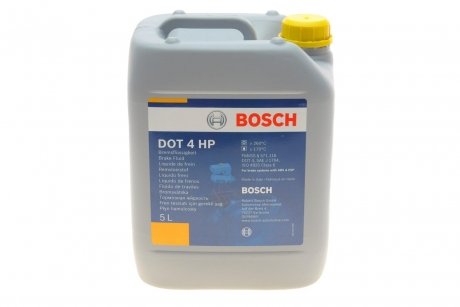 Жидкость тормозная DOT4 5л HP c ABS BOSCH 1 987 479 114 (фото 1)