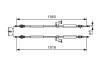 Трос ручного гальма BOSCH 1 987 482 019 (фото 1)