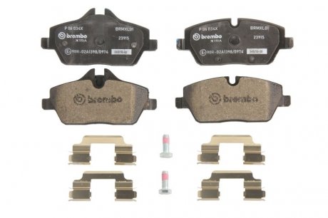 Гальмівні колодки дискові BREMBO P06 034X