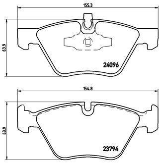 Гальмівні колодки дискові BREMBO P06 040 (фото 1)