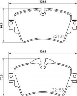 Гальмівні колодки дискові BREMBO P06 092 (фото 1)