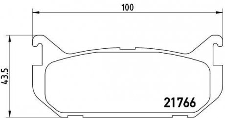 Гальмівні колодки дискові BREMBO P24 036