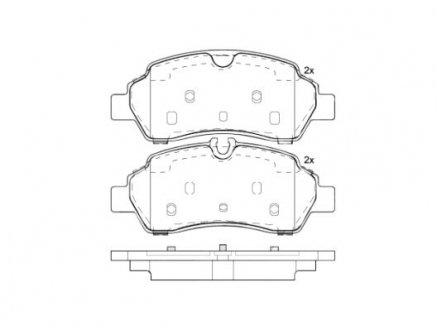 Гальмівні колодки дискові BREMBO P24 209