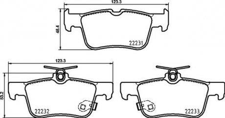 Гальмівні колодки дискові BREMBO P24 217 (фото 1)