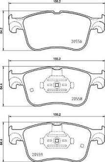 Гальмівні колодки дискові BREMBO P24 234 (фото 1)