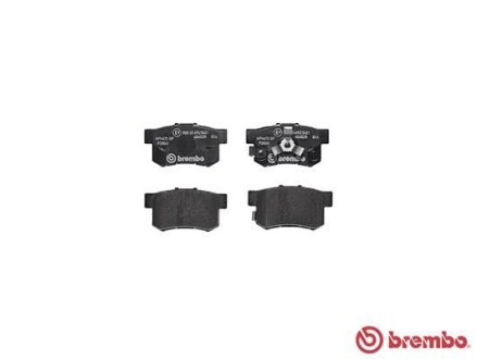 Гальмівні колодки дискові BREMBO P28 061 (фото 1)