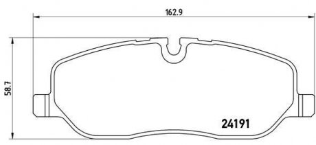 Гальмівні колодки дискові BREMBO P44014