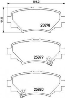 Гальмівні колодки дискові BREMBO P49 049 (фото 1)