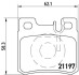 Гальмівні колодки дискові BREMBO P50 009 (фото 1)