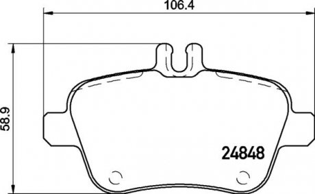 Гальмівні колодки дискові BREMBO P50 140