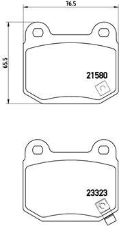 Гальмівні колодки дискові BREMBO P56 048 (фото 1)