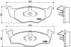 Гальмівні колодки дискові BREMBO P85 031 (фото 1)