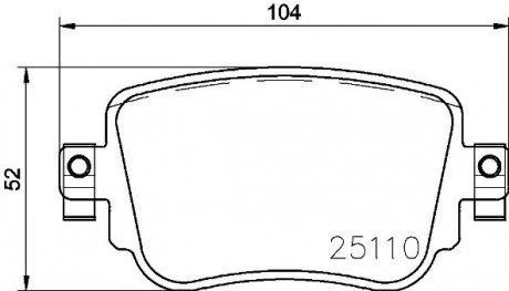 Гальмівні колодки дискові BREMBO P85140