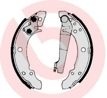 Гальмівні колодки барабанні BREMBO S85507 (фото 1)