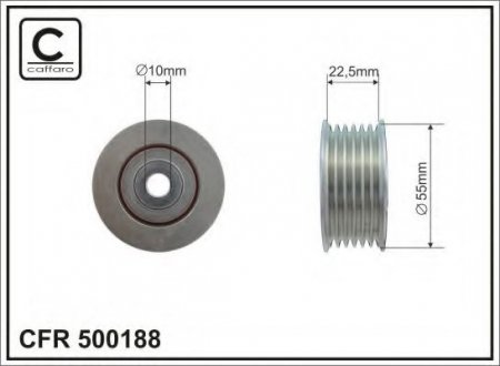 Ролик CAFFARO 500188