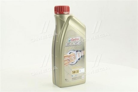 Масло ДВС 5W-30 EDGE C3 API SN/CF, ACEA C3, GM dexos2, 1л, синт. CASTROL 15530C