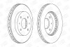 Диск тормозной передний (кратно 2шт.) Volvo S40, V40/Mitsubishi Carisma, Galant, Lancer (98-) CHAMPION 561926CH (фото 2)