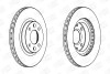 Диск тормозной передний (кратно 2шт.) LOGAN II 12-, SANDERO II 12-/RENAULT CLIO IV (BH_) 12- CHAMPION 562960CH (фото 2)