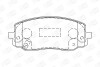 Колодки тормозные дисковые передние HYUNDAI i10 I (PA) 07-|KIA PICANTO I (SA) 04-12 CHAMPION 572526CH (фото 2)