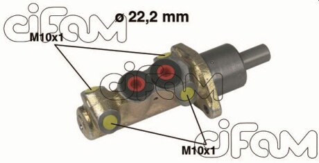 Гальмівний циліндр головний T4/Caddy 1.9D/TD (22.2mm) CIFAM 202-196