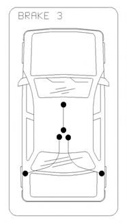 Трос ручного гальма 1765/1585 Ford Focus 99- COFLE 10.5359