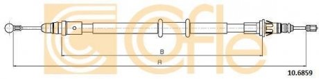 Трос ручного гальма. лів./прав. Renault Master/Opel Movano 10- COFLE 10.6859